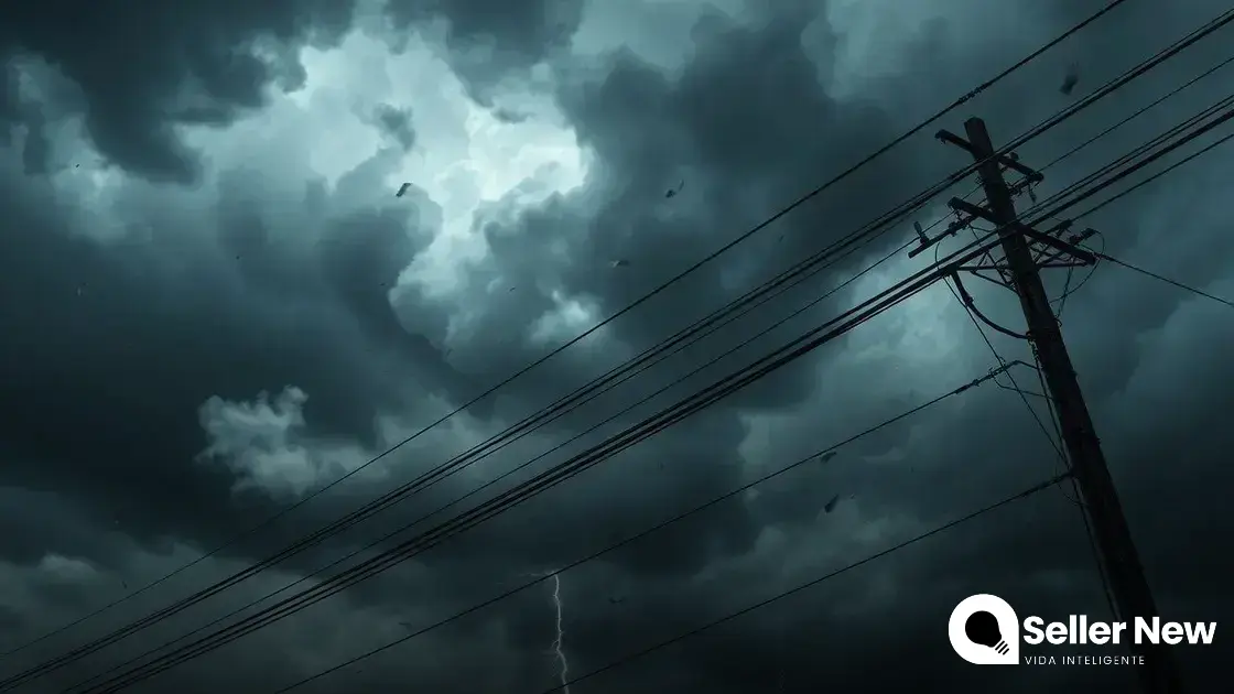 Imagem Apagão elétrico Fenômeno atmosférico raro causa apagão na Europa