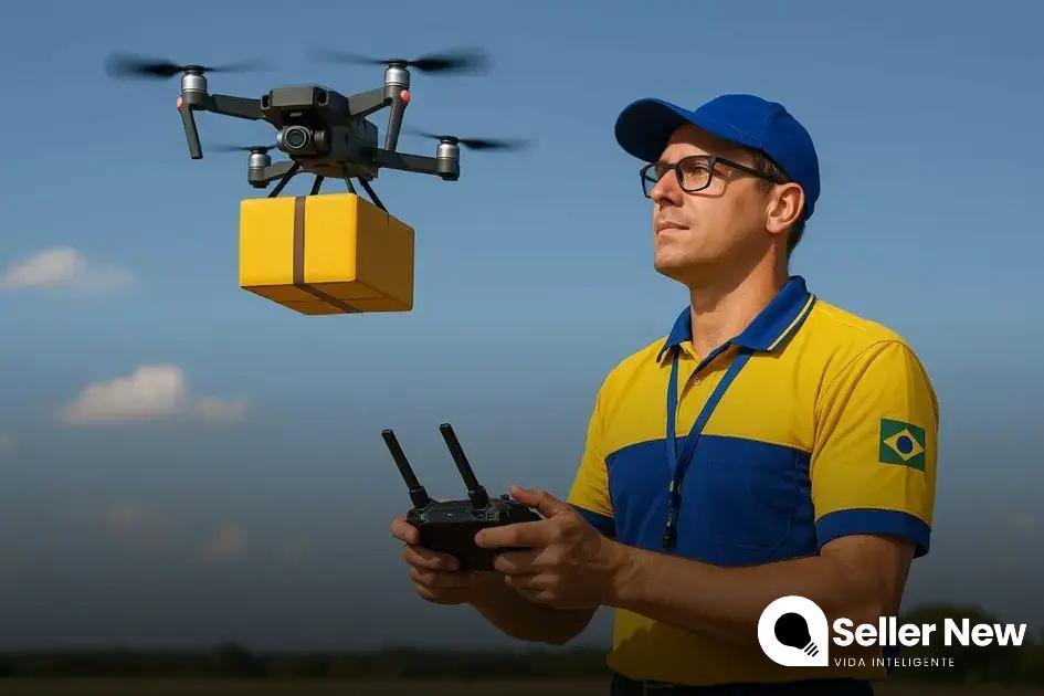 Como funciona a logística com drones