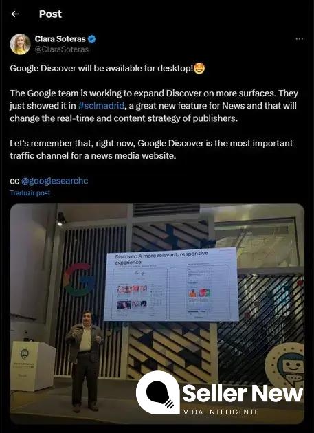 Google pode finalmente liberar Google Discover no desktop